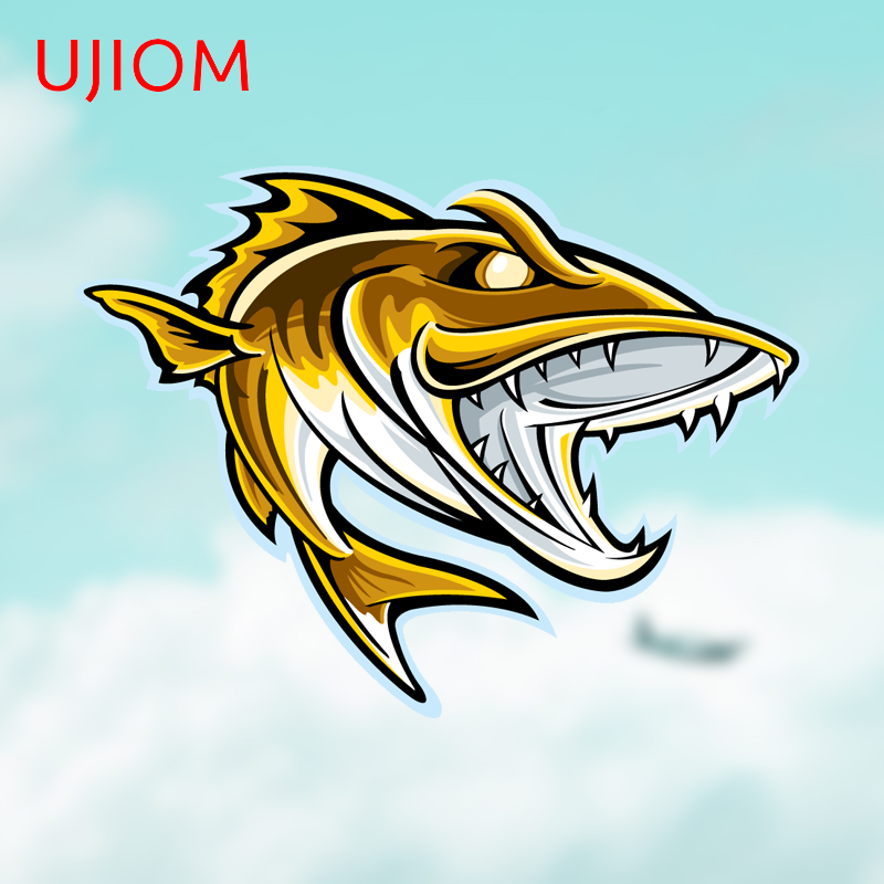 Baby Nursery Yellow - UJIOM Adesivi Murali con Logo Pesca