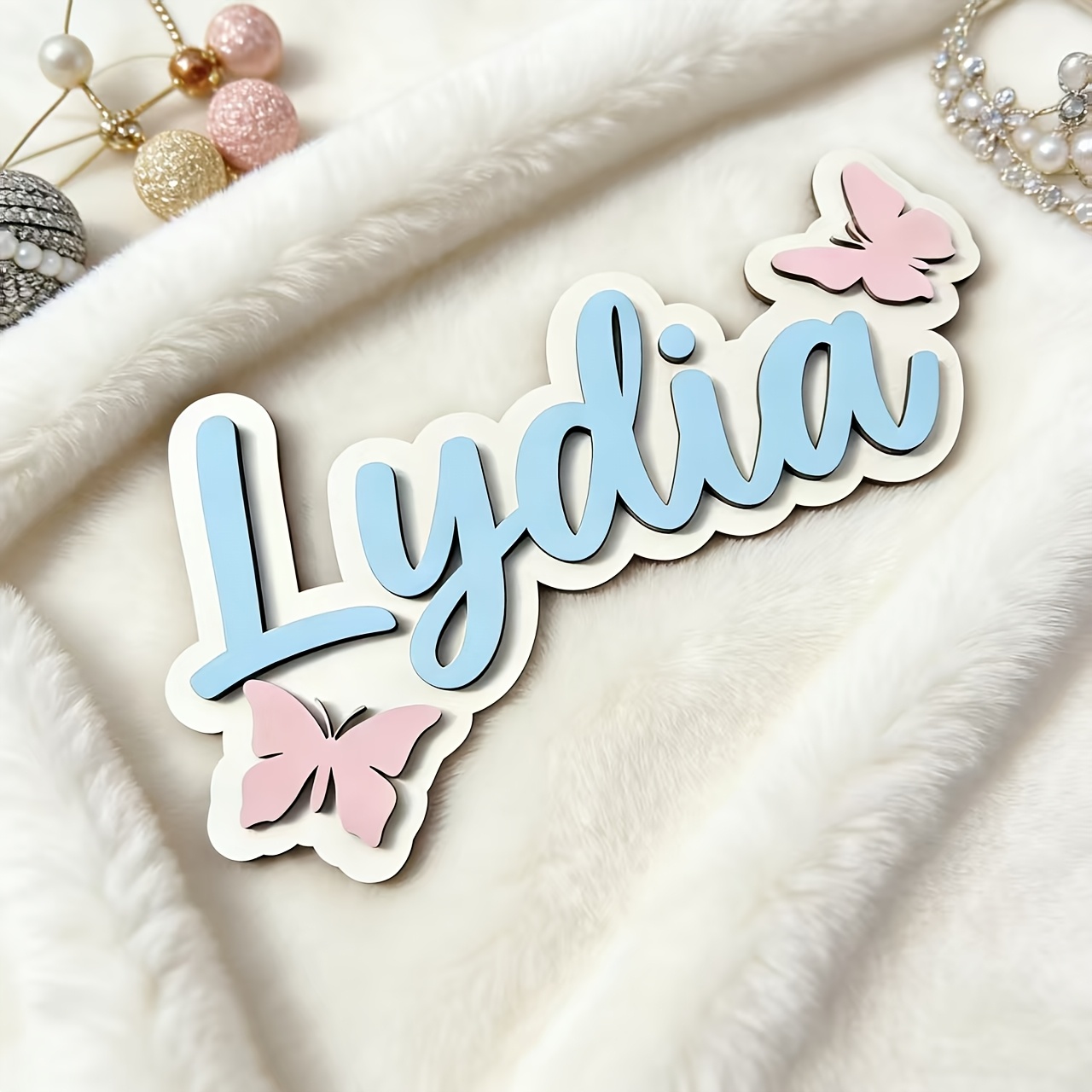 Baby Nursery - Targa Personalizzata per Camera con Nome