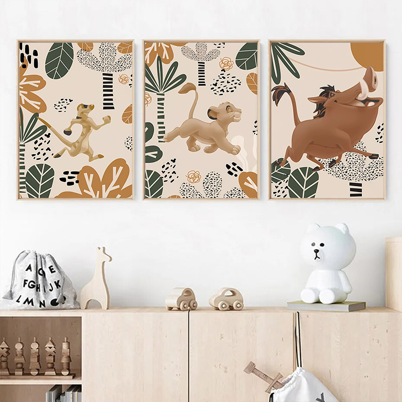 Baby Nursery Images - Kid Re Leone Boho Poster e