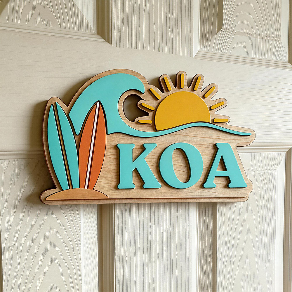 Baby Nursery - Targa Personalizzata in Legno a Tema