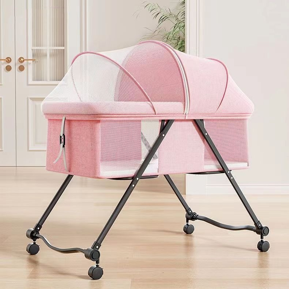 Bassinet Bedside Sleeper - Copertura per culla portatile con zanzariera