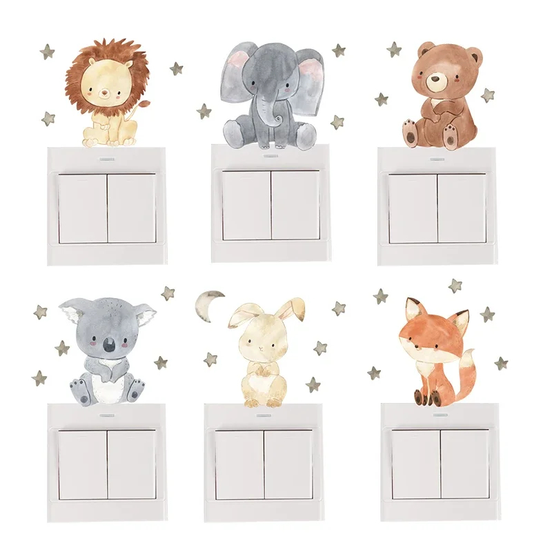 Baby Nursery Wall Decals - Set da 1/2/4/6 Adesivi Murali con