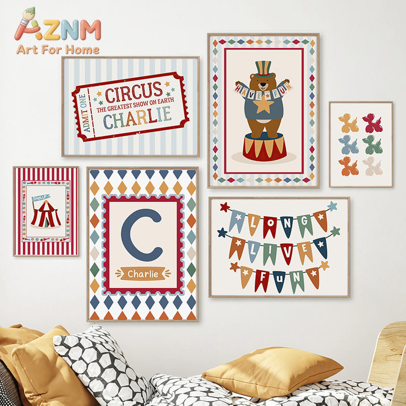 Baby Nursery Paintings - Quadro su tela con citazioni di