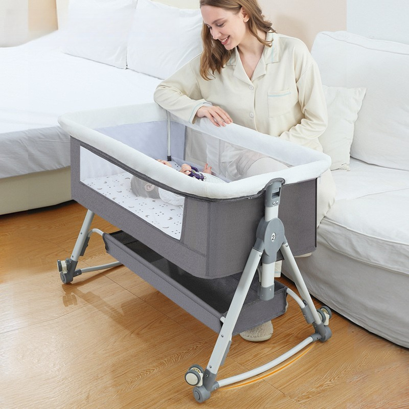 Bassinet Bedside Sleeper - Culla a dondolo convertibile per lettino