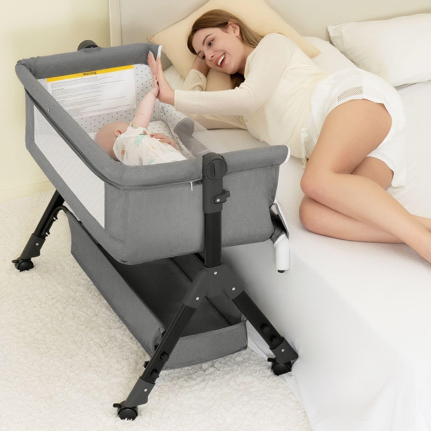 Culla per neonati 3 in 1, lett - Bassinet Bedside Sleeper recensione e prezzo