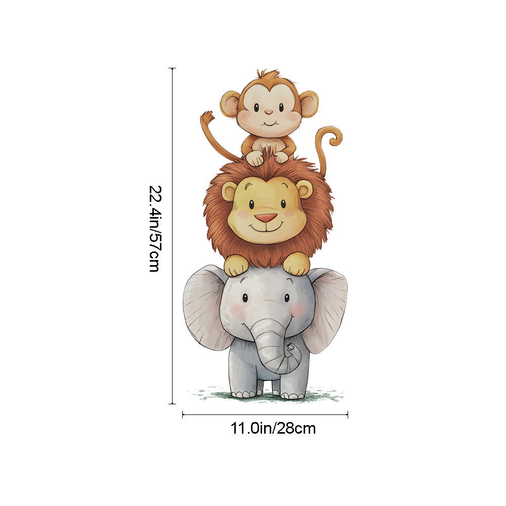 Adesivi Murali di Animali dell - Animals Baby Nursery recensione e prezzo