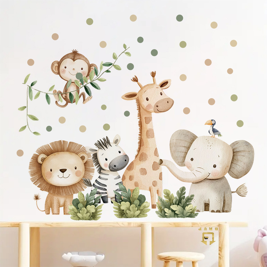 Boho Forest Animals Adesivi mu - Baby Nursery Elephant recensione e prezzo