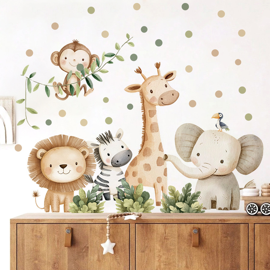 Boho Forest Animals Adesivi mu - Baby Nursery Elephant recensione e prezzo