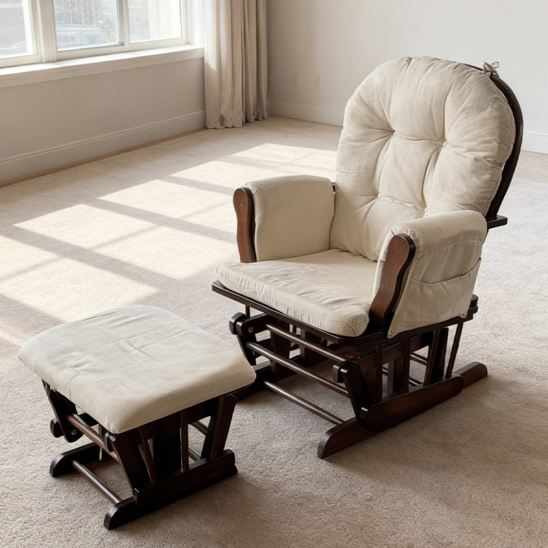 Sedia a Dondolo Moderna in Leg - Baby Nursery Glider Chair recensione e prezzo