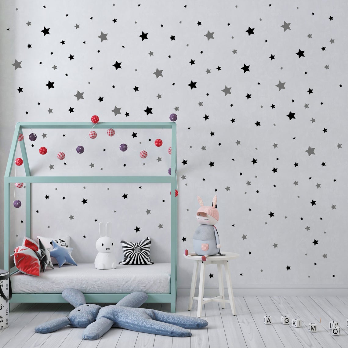Cartoon 65 pezzi adesivo da pa - Baby Nursery Wall Decals recensione e prezzo
