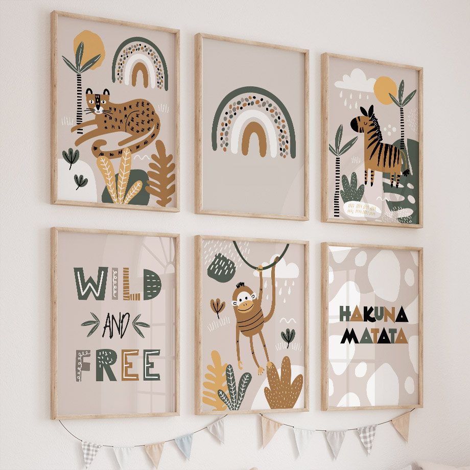 Quadri su tela con animali del - Baby Zebra Nursery recensione e prezzo