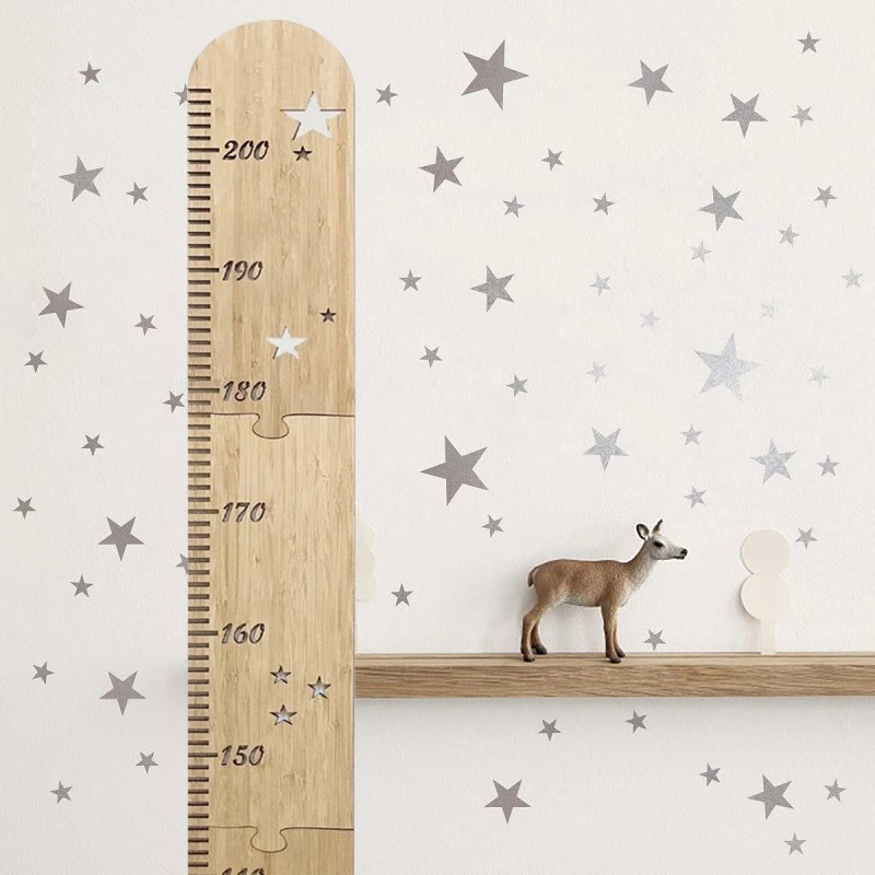5 fogli in legno nordico per b - Baby Nursery Wall Decals recensione e prezzo