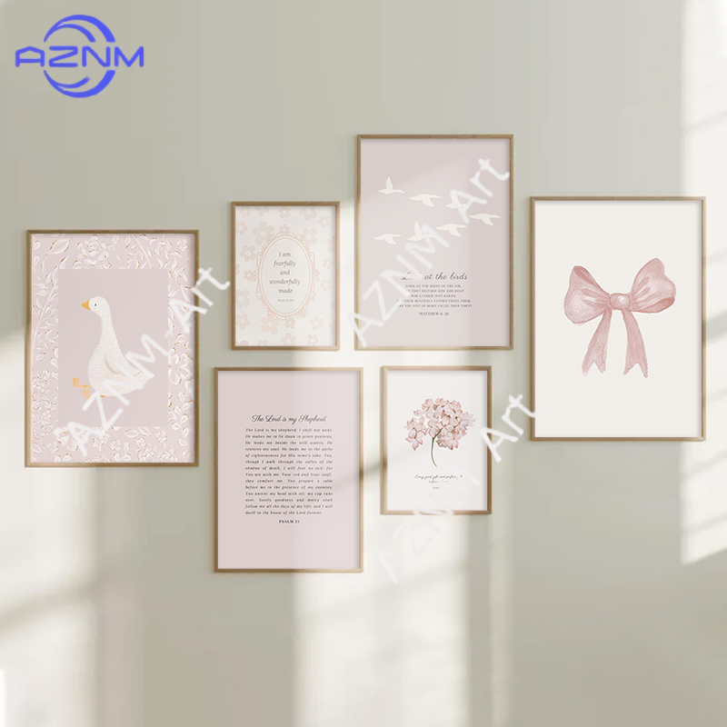 Quadro su tela rosa Boho con f - Baby Nursery Wall Art recensione e prezzo
