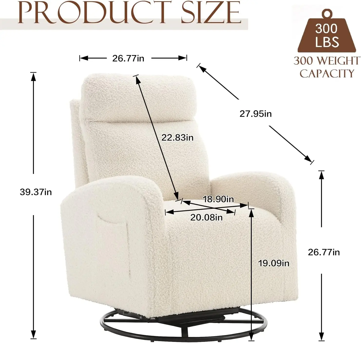 Poltrona Girevole Moderna, Sed - Baby Nursery Glider Chair recensione e prezzo