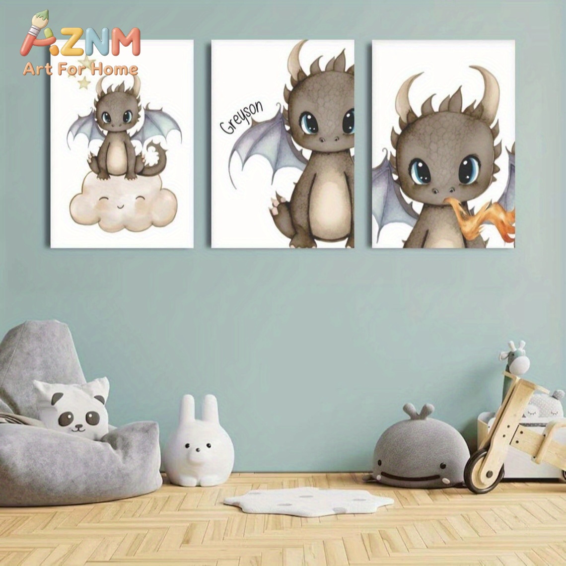 AZNM Dipinto su Tela con Simpa - Baby Nursery Paintings recensione e prezzo