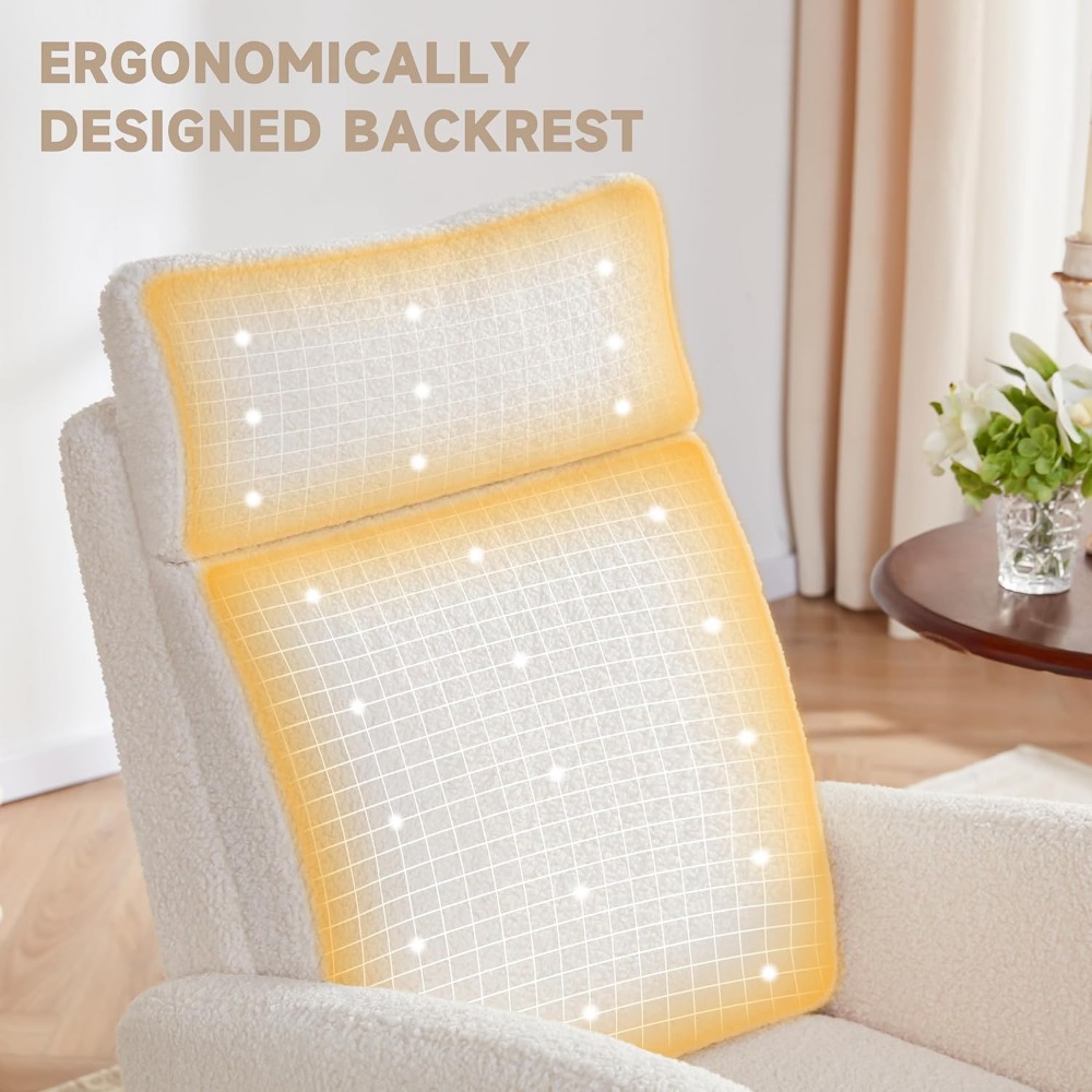 Sedia a dondolo Sedia per asil - Baby Nursery Glider Chair recensione e prezzo