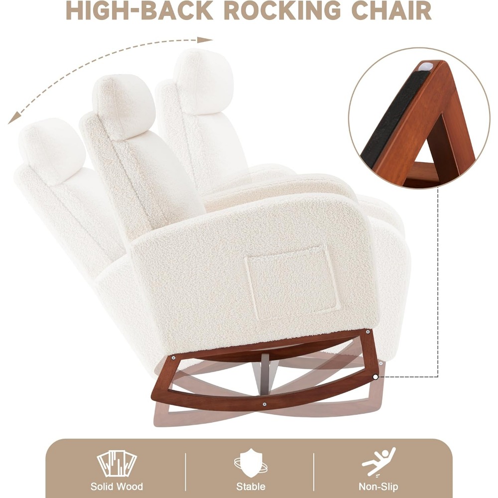 Sedia a dondolo Sedia per asil - Baby Nursery Glider Chair recensione e prezzo