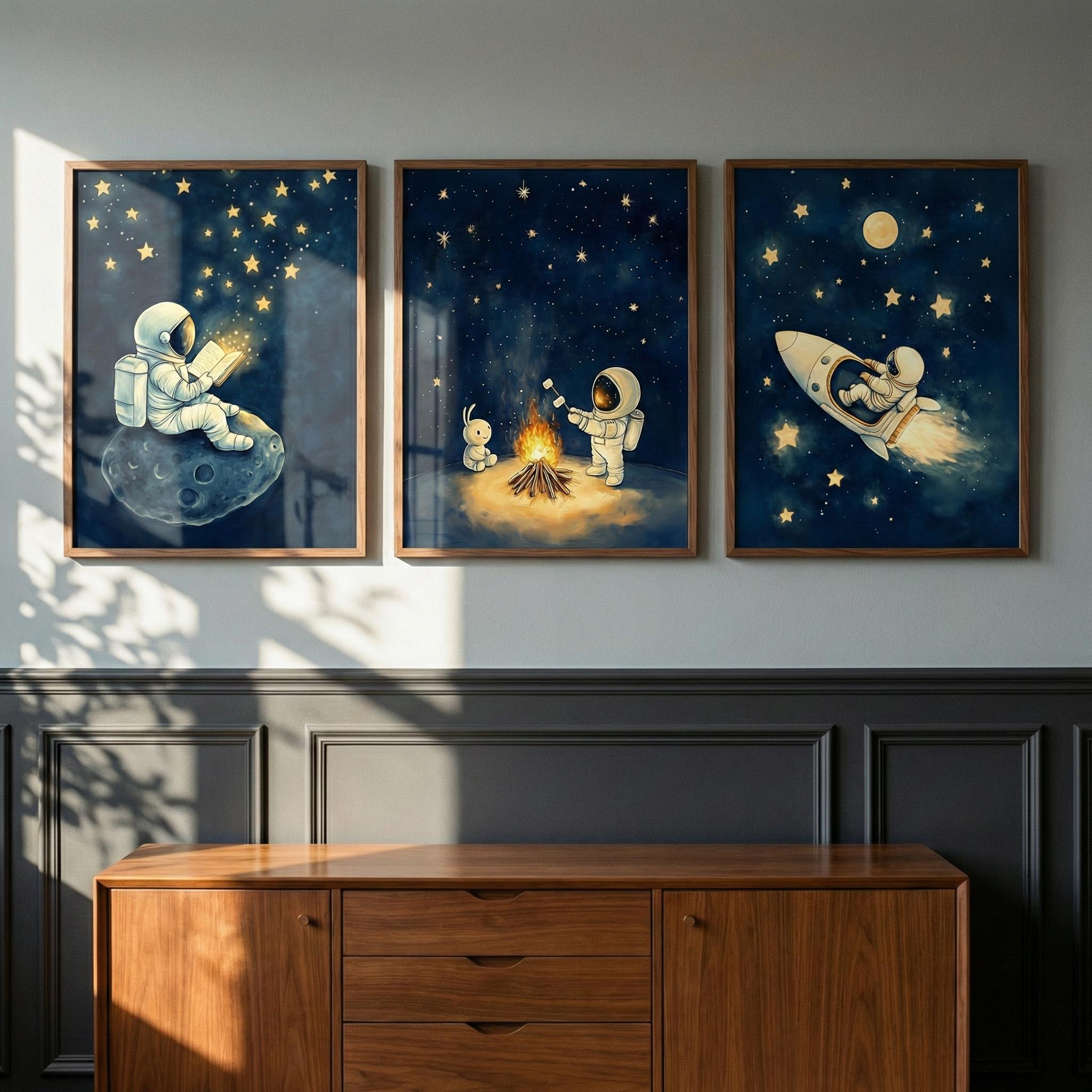 Set di 3 Stampe da Parete Spaz - Baby Nursery Frames recensione e prezzo
