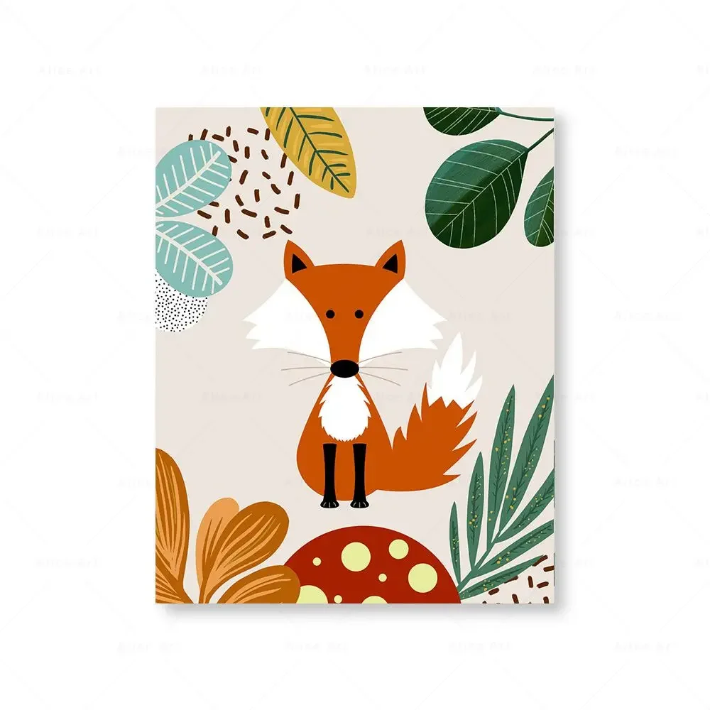 Poster Botanico con Scimmia, L - Baby Zebra Nursery recensione e prezzo