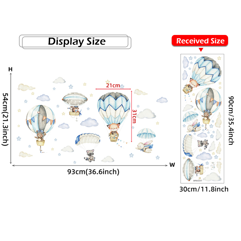Animali carini dei cartoni ani - Baby Nursery Wall Decals recensione e prezzo
