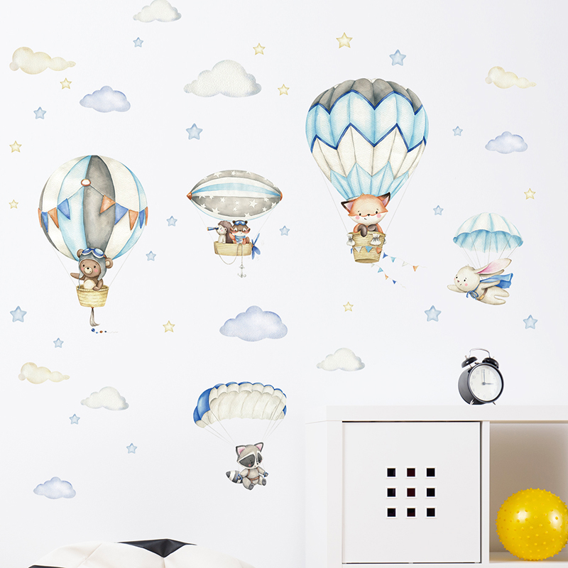 Animali carini dei cartoni ani - Baby Nursery Wall Decals recensione e prezzo
