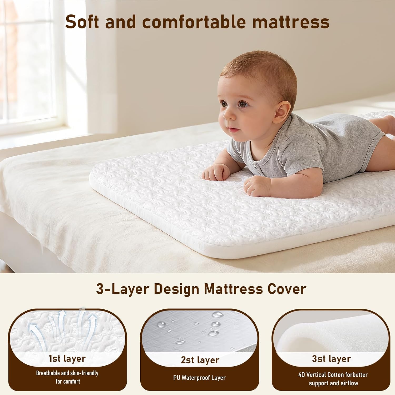 Culla per neonati 3 in 1, lett - Bassinet Bedside Sleeper recensione e prezzo