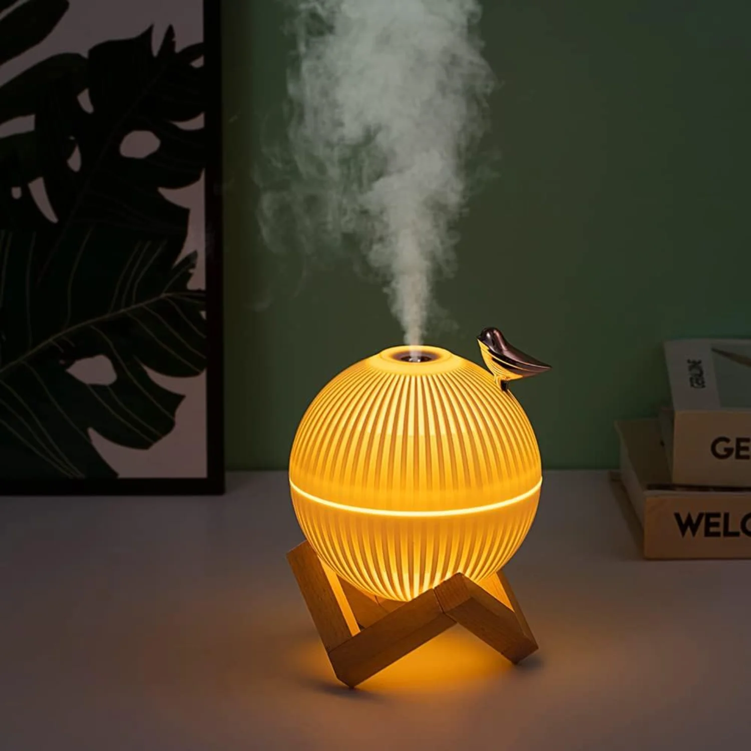 Mini umidificatore Cool Mist.  - Baby Nursery Yellow recensione e prezzo