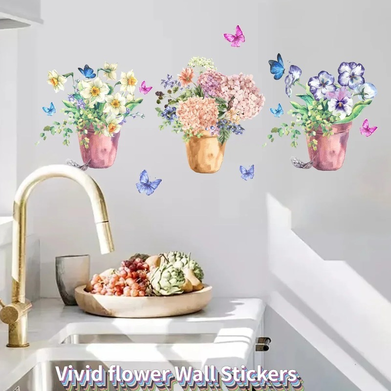 Adesivi Murali di Ortensie e P - Wall Decal Nursery recensione e prezzo