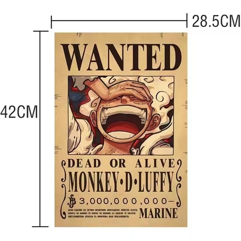 Poster Anime One Piece con Bor - Wall Decal Nursery recensione e prezzo