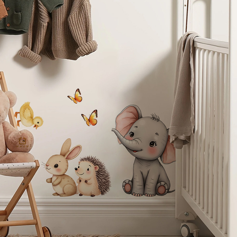 Adesivo da parete con animali  - Baby Nursery Wall Art recensione e prezzo