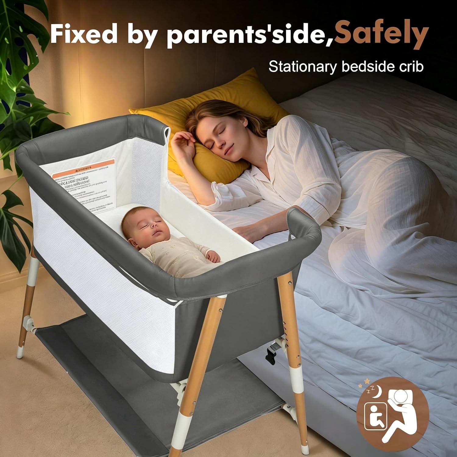 Culla per neonati 3 in 1, lett - Bassinet Bedside Sleeper recensione e prezzo