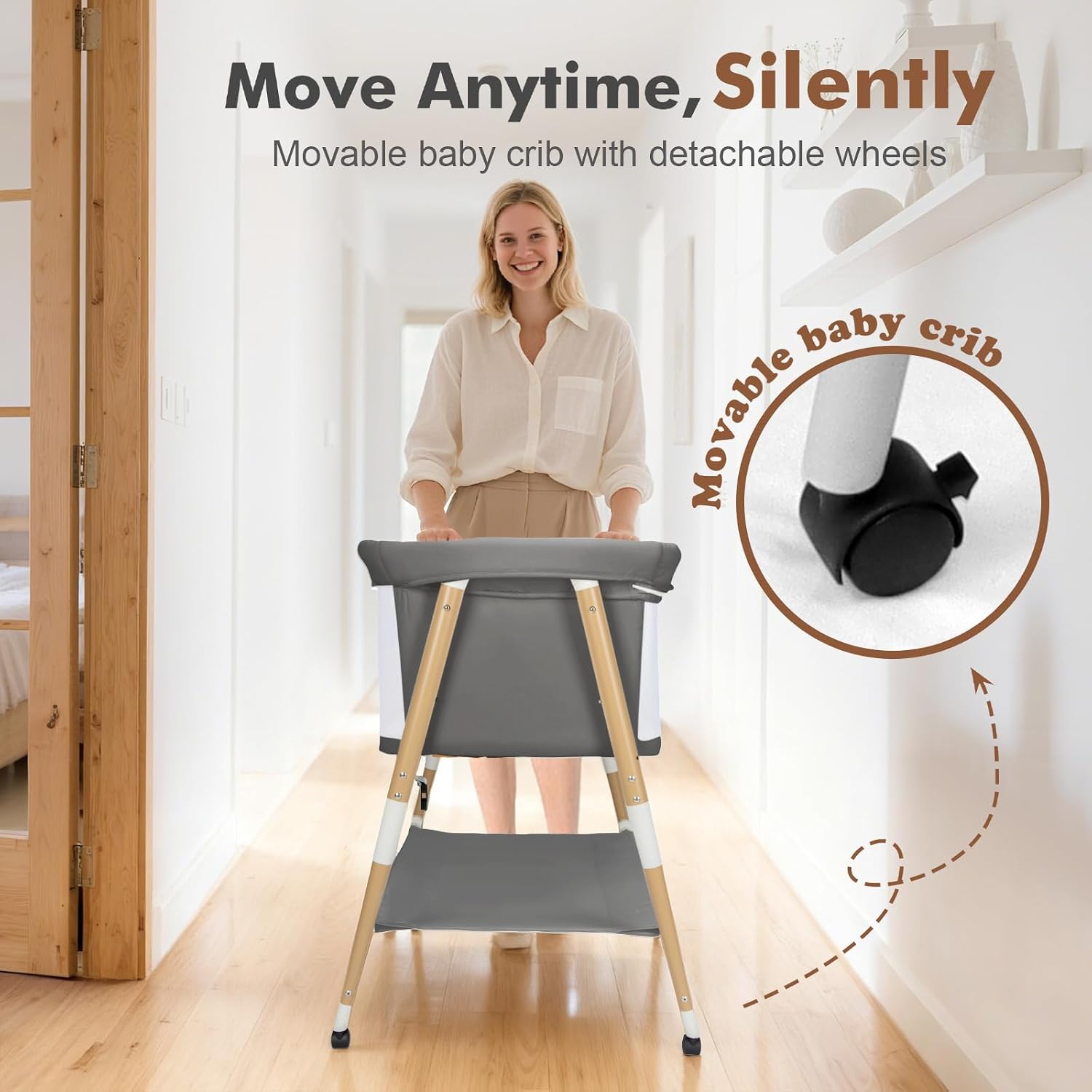 Culla per neonati 3 in 1, lett - Bassinet Bedside Sleeper recensione e prezzo