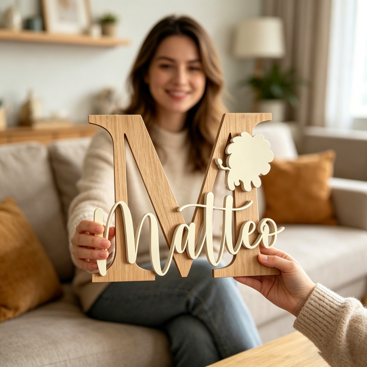 1 Pezzo Targa in Legno Persona - Baby Nursery recensione e prezzo