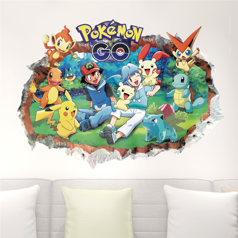 Cartoon pokragon Pikachu Wall  - Baby Nursery Wall Decals recensione e prezzo