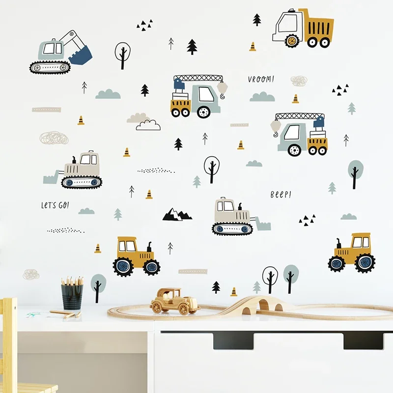 Auto carine disegnate a mano C - Baby Nursery Wall Decals recensione e prezzo