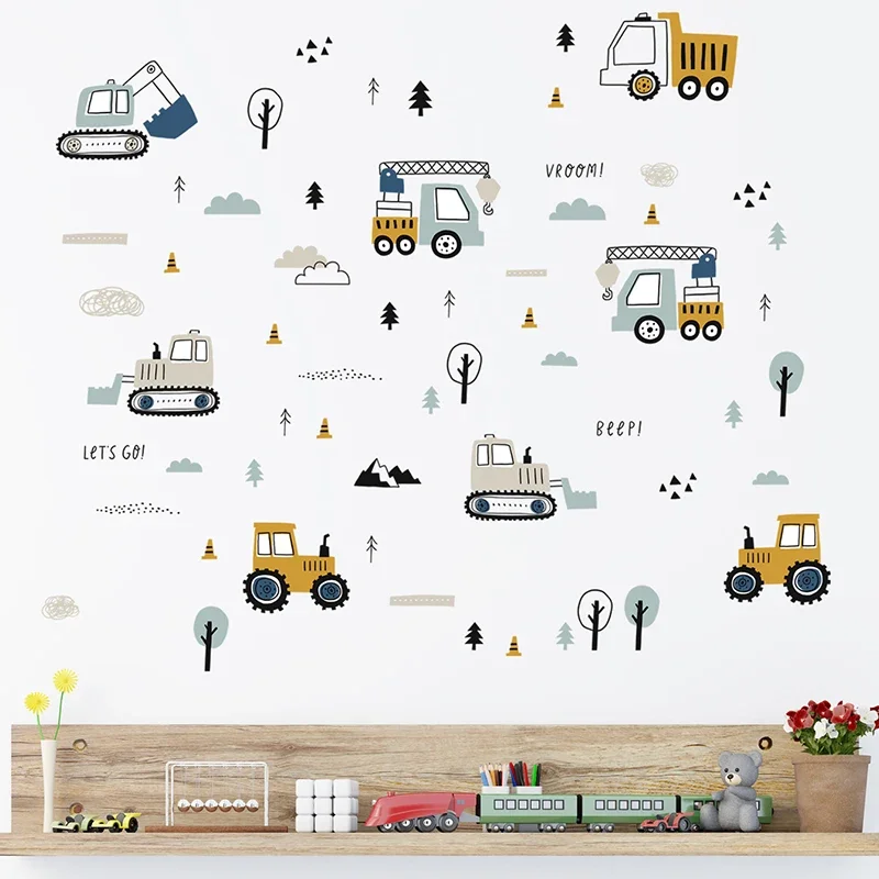Auto carine disegnate a mano C - Baby Nursery Wall Decals recensione e prezzo