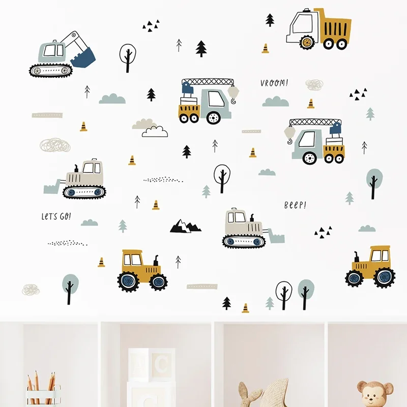 Auto carine disegnate a mano C - Baby Nursery Wall Decals recensione e prezzo