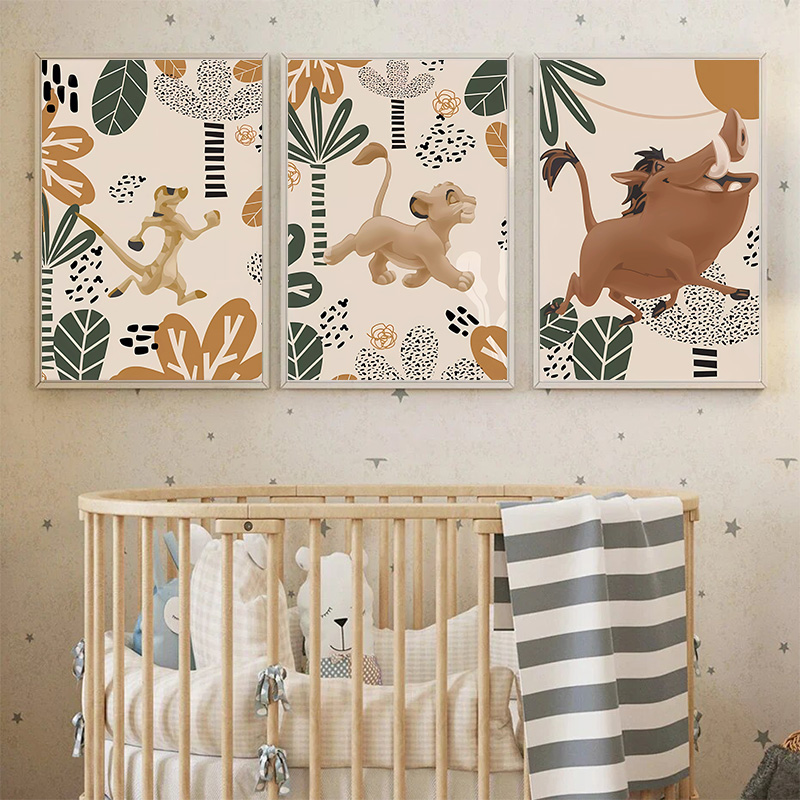 Kid Re Leone Boho Poster e sta - Baby Nursery Images recensione e prezzo