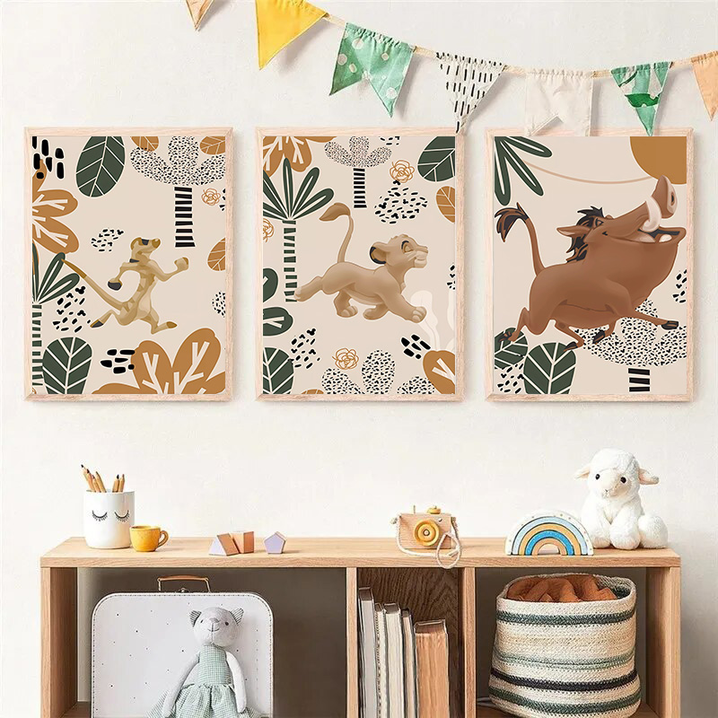 Kid Re Leone Boho Poster e sta - Baby Nursery Images recensione e prezzo
