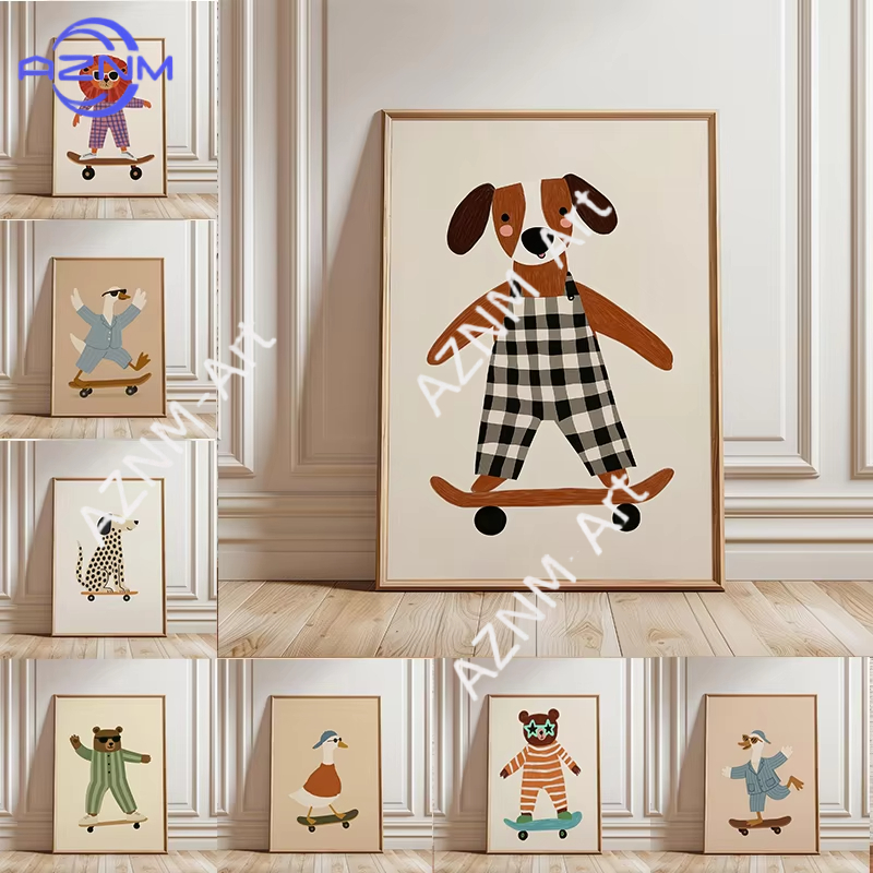 Poster Divertente con Animali  - Animals Baby Nursery recensione e prezzo