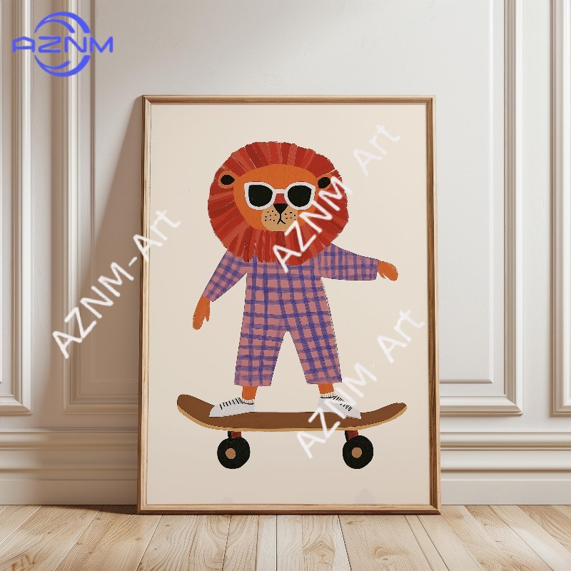 Poster Divertente con Animali  - Animals Baby Nursery recensione e prezzo
