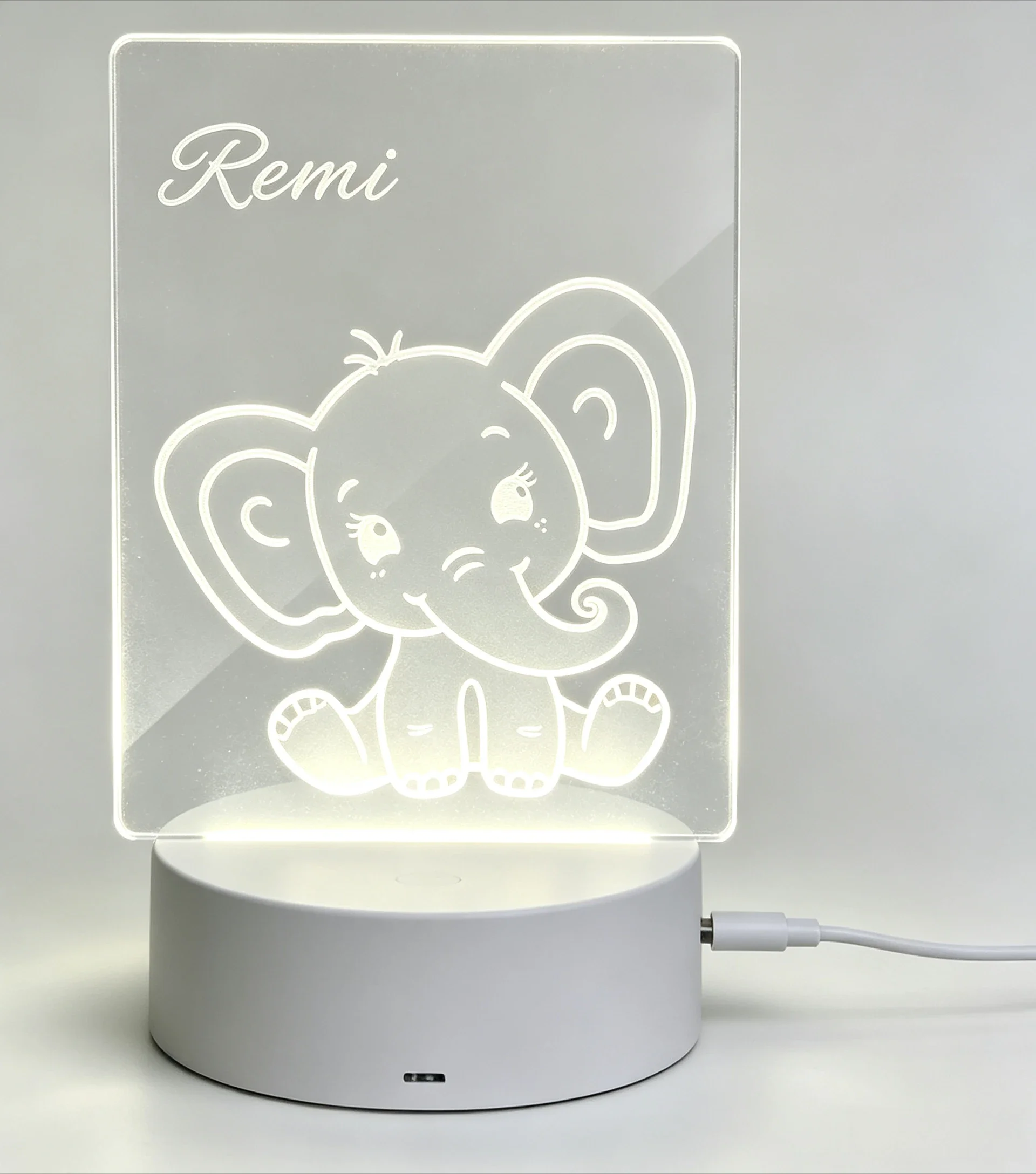 Lampada da Notte LED USB per B - Baby Nursery Elephant recensione e prezzo