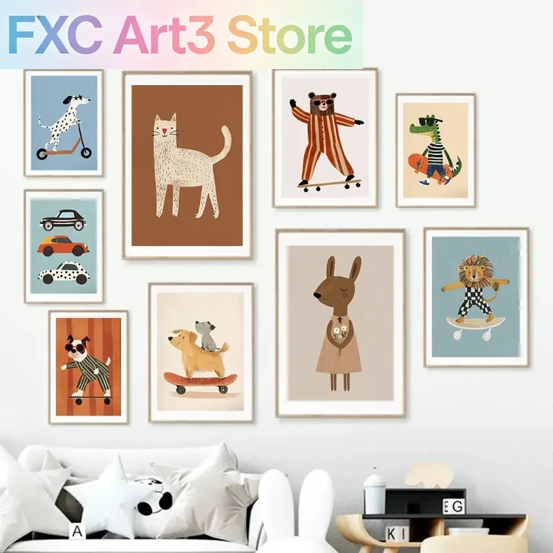 1 pezzo di poster senza cornic - Animals Baby Nursery recensione e prezzo
