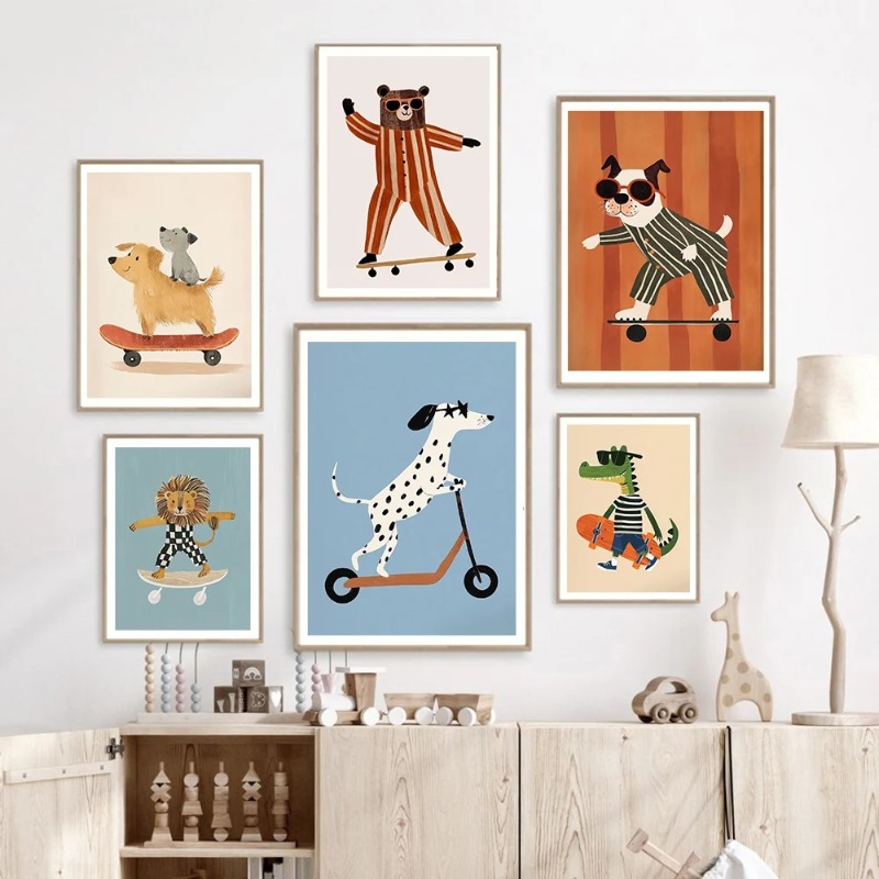 1 pezzo di poster senza cornic - Animals Baby Nursery recensione e prezzo
