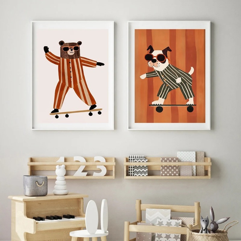 1 pezzo di poster senza cornic - Animals Baby Nursery recensione e prezzo