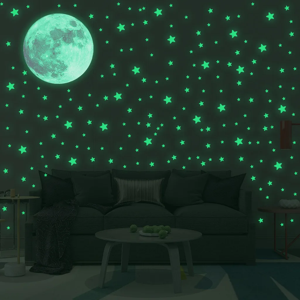 Adesivi Murali Luminosi con Lu - Baby Nursery Wall Decals recensione e prezzo