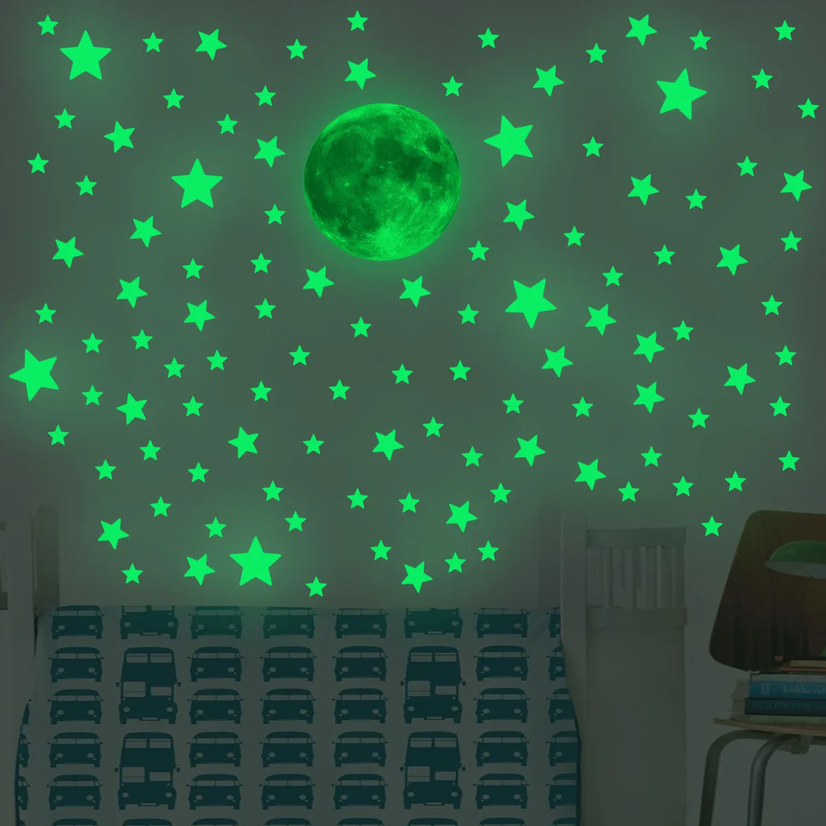 Adesivi Murali Luminosi con Lu - Baby Nursery Wall Decals recensione e prezzo
