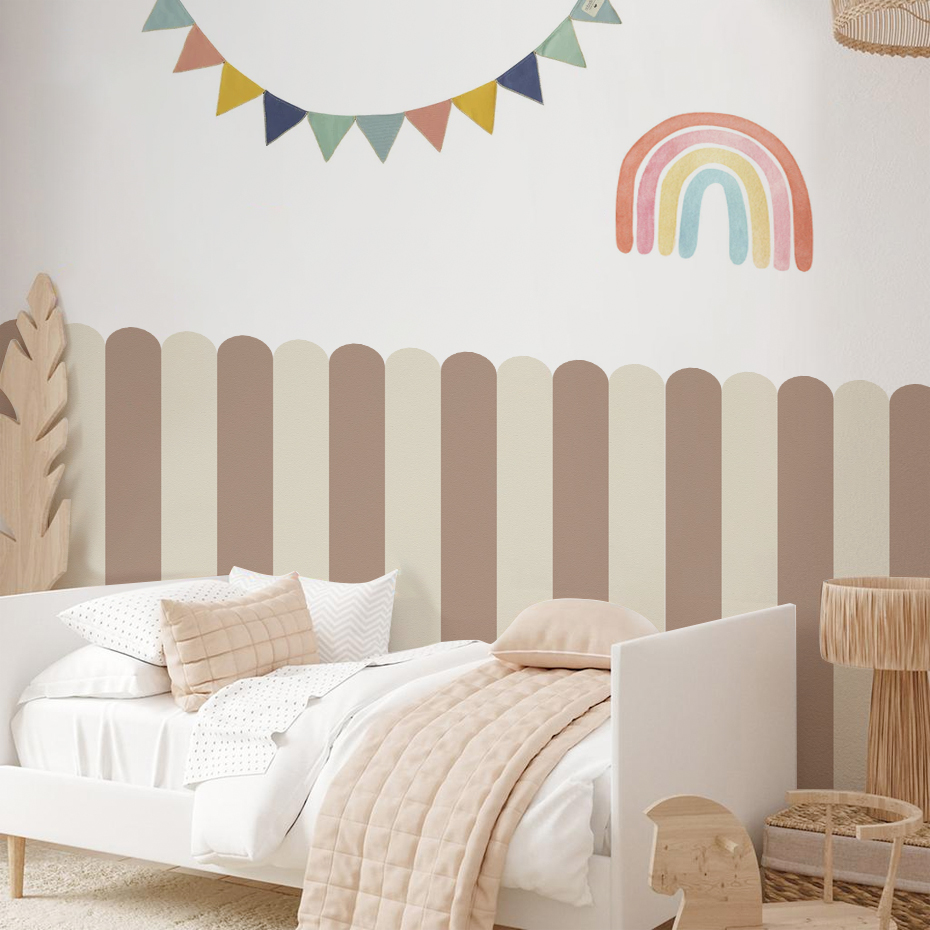 Carta da parati ad arco a stri - Baby Nursery Wall Art recensione e prezzo