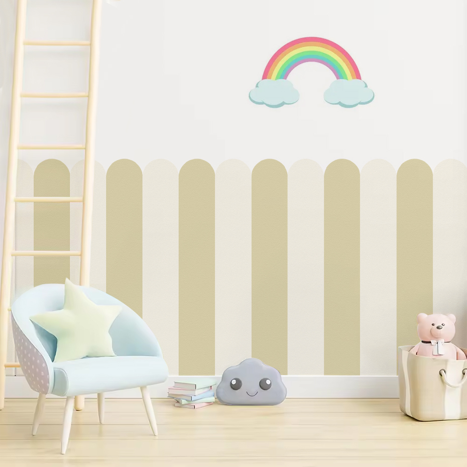 Carta da parati ad arco a stri - Baby Nursery Wall Art recensione e prezzo