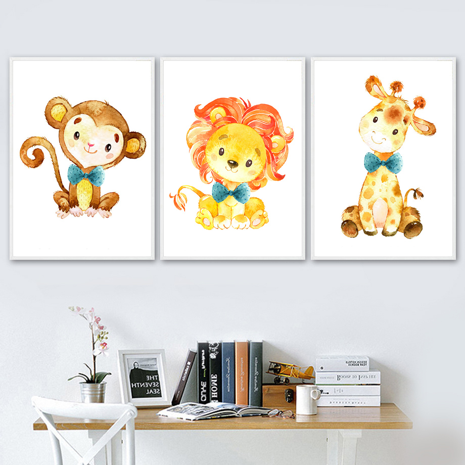 Wall Art Canvas Painting Carto - Baby Zebra Nursery recensione e prezzo